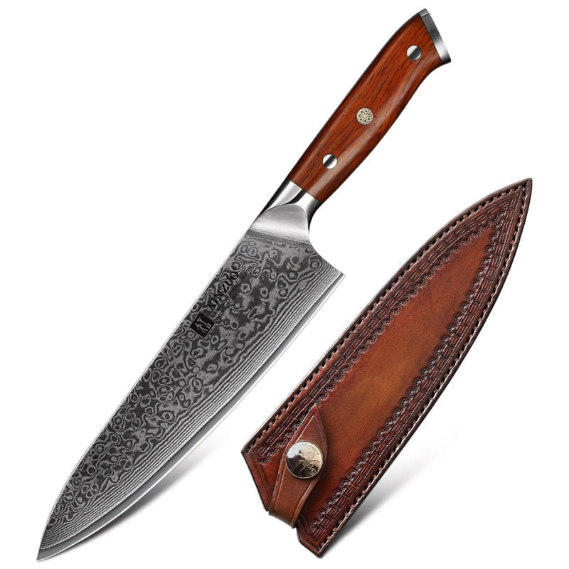 Professional Chef Knife Damascus Steel Yu Series