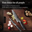 Xinzuo Professional Damascus Kitchen Knife Set 2 Pieces Ya Series