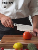 6.8 inch Nakiri Knife Damascus Steel - Classic Series