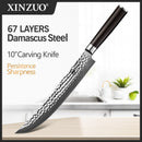 Professional Damascus Carving Knife