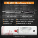 Professional Damascus Carving Knife
