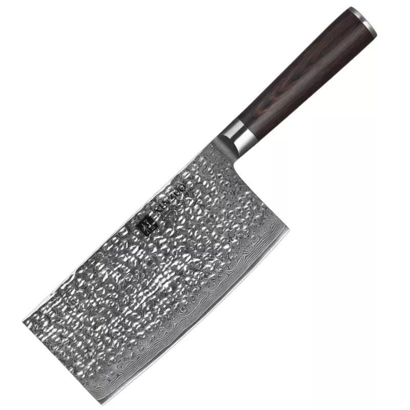 Professional Damascus Cleaver Knife