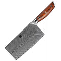 Professional Damascus Cleaver Knife