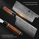 Professional Damascus Nakiri Knife