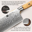 Professional Damascus Bone Chopper