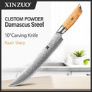 Professional Damascus Carving Knife