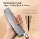 Professional Damascus Nakiri Knife